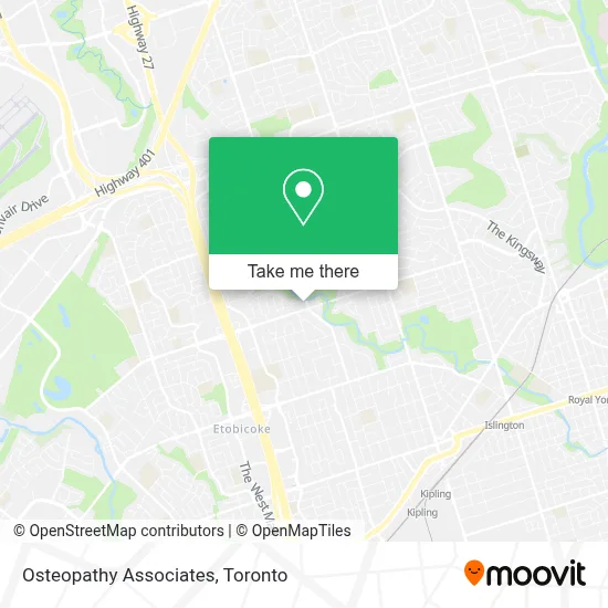 Osteopathy Associates map