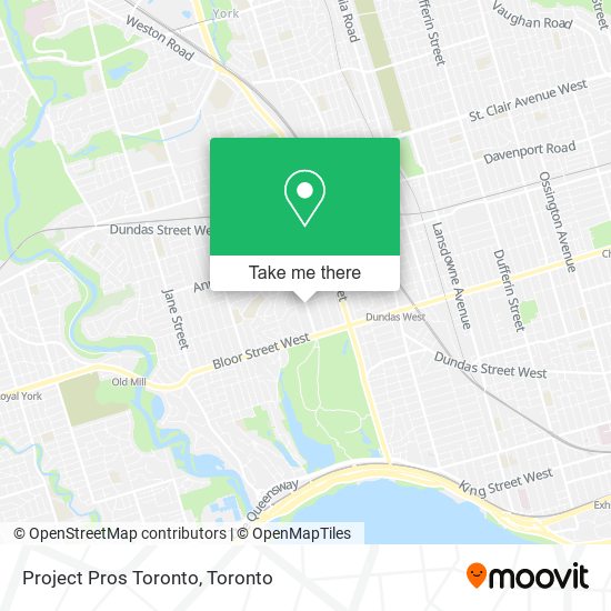 Project Pros Toronto map