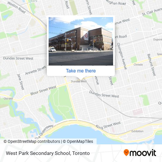 West Park Secondary School map