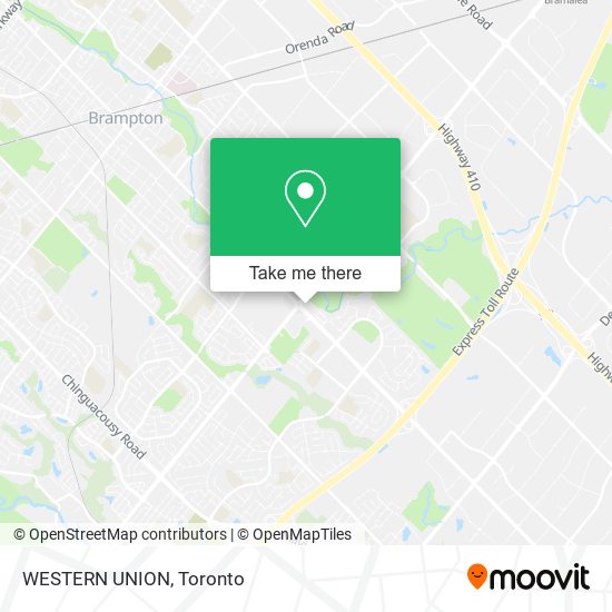 WESTERN UNION map