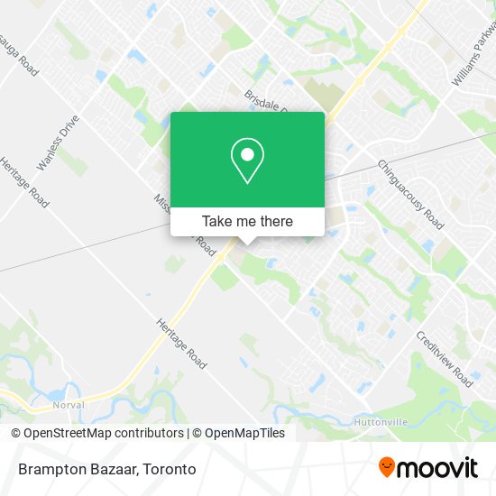 Brampton Bazaar map