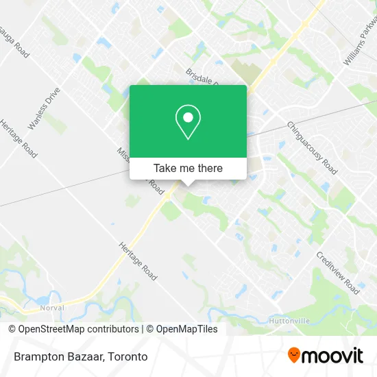 Brampton Bazaar map