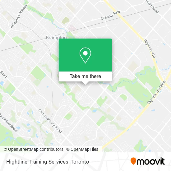 Flightline Training Services map