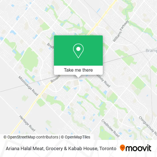 Ariana Halal Meat, Grocery & Kabab House map