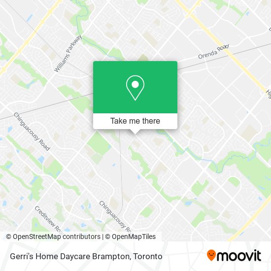 Gerri's Home Daycare Brampton plan