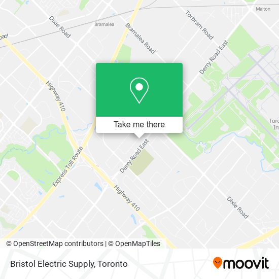Bristol Electric Supply map