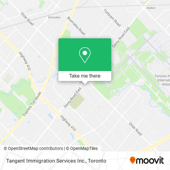 Tangent Immigration Services Inc. map