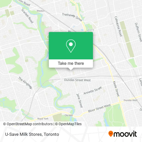 U-Save Milk Stores map