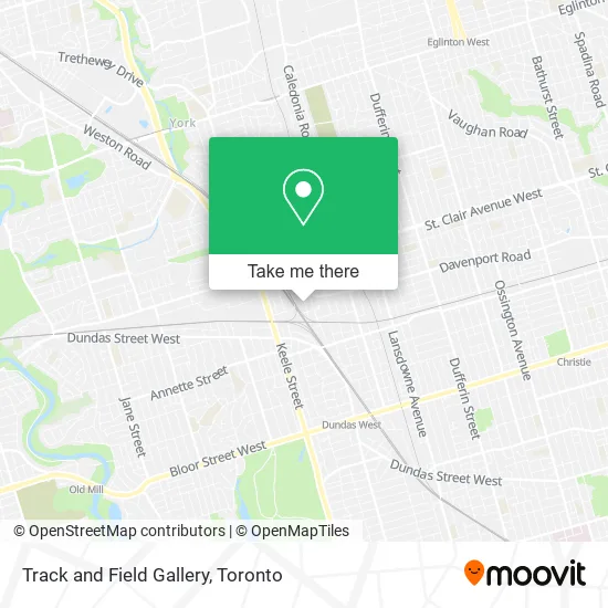 Track and Field Gallery map