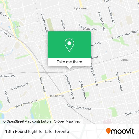 13th Round Fight for Life map