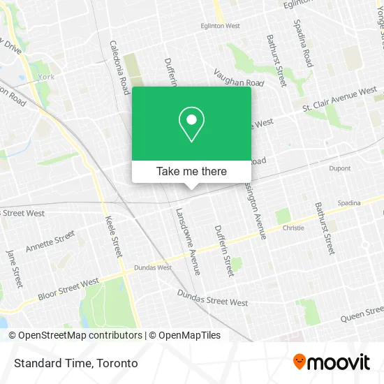 Standard Time map