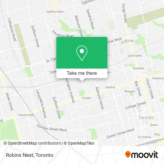 Robins Nest map