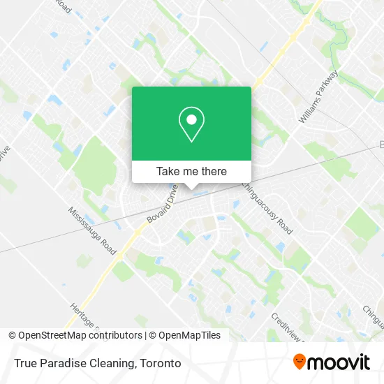 True Paradise Cleaning map