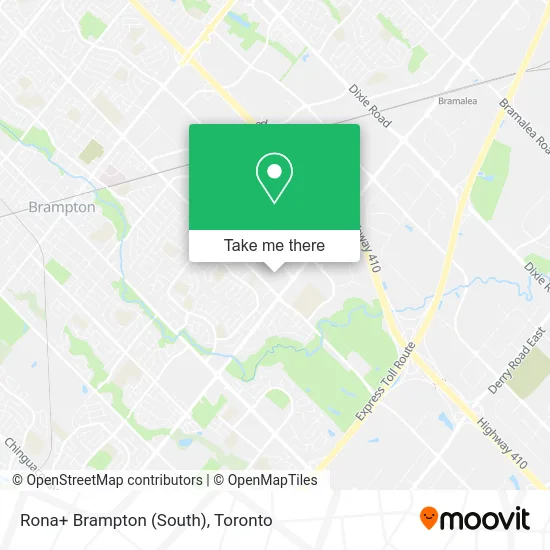 Rona+ Brampton (South) map