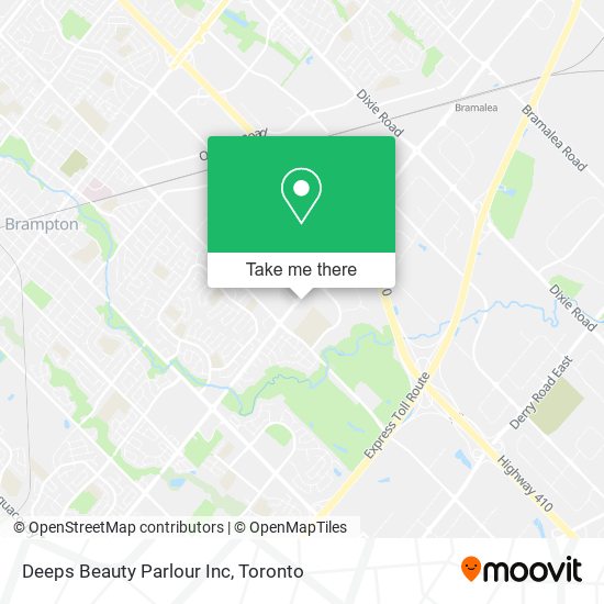 Deeps Beauty Parlour Inc map