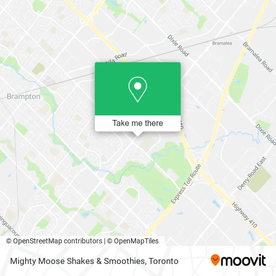 Mighty Moose Shakes & Smoothies map