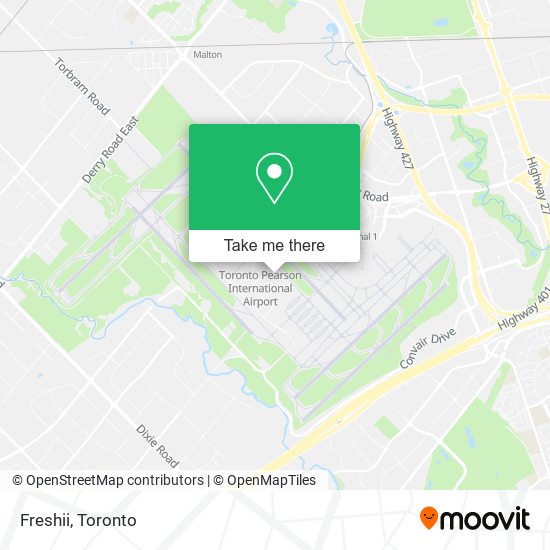 Freshii map