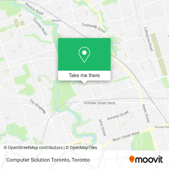 Computer Solution Toronto map