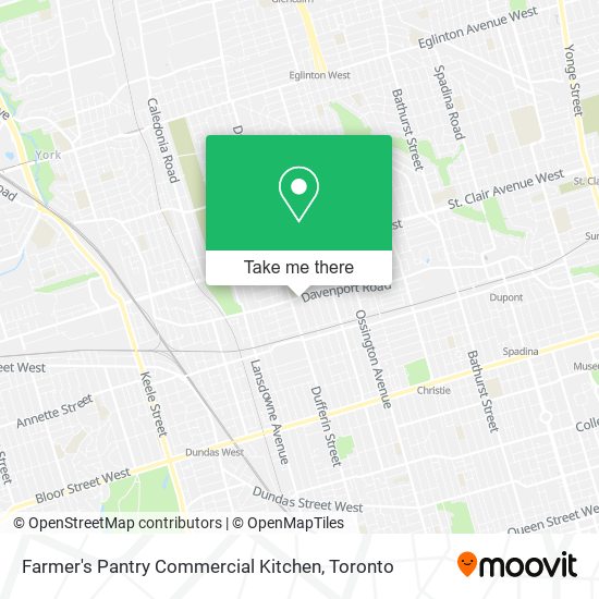 Farmer's Pantry Commercial Kitchen map