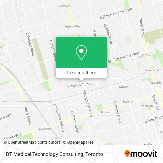BT Medical Technology Consulting map