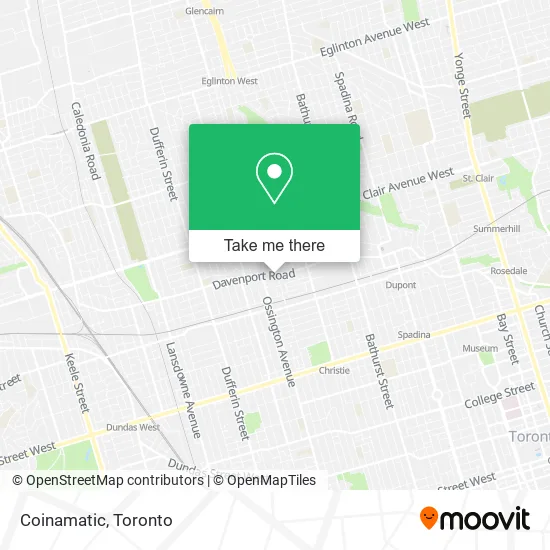 Coinamatic map