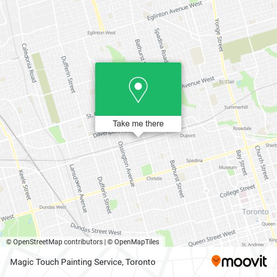 Magic Touch Painting Service map