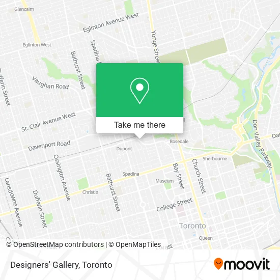 Designers' Gallery map