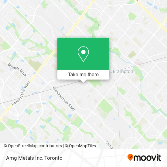 Amg Metals Inc map
