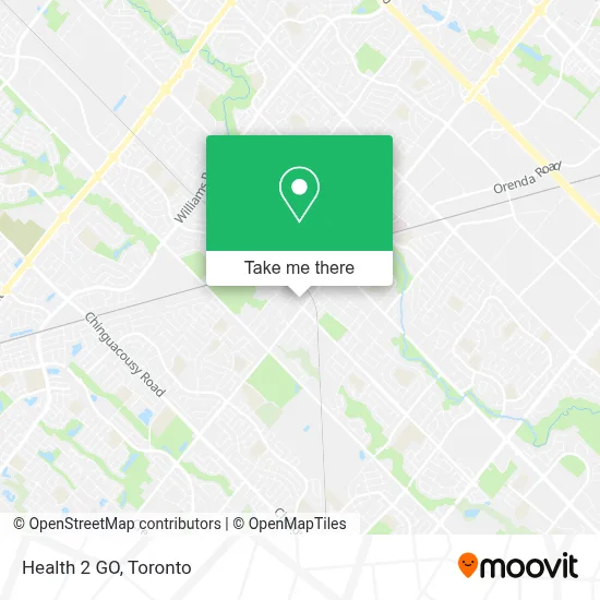 Health 2 GO map