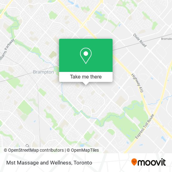 Mst Massage and Wellness map