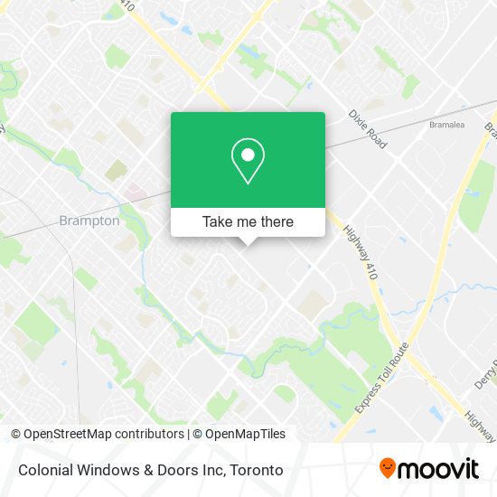 Colonial Windows & Doors Inc map