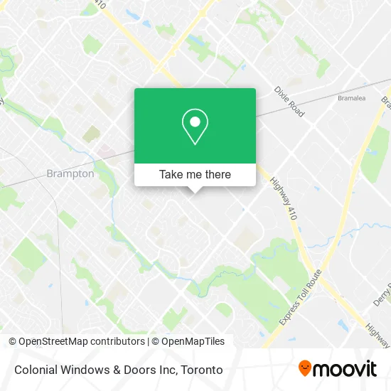 Colonial Windows & Doors Inc map