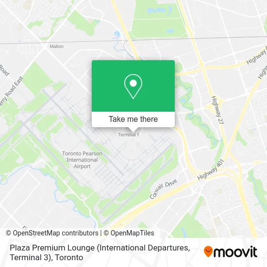 Plaza Premium Lounge (International Departures, Terminal 3) map