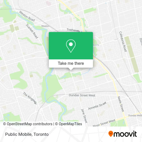Public Mobile map