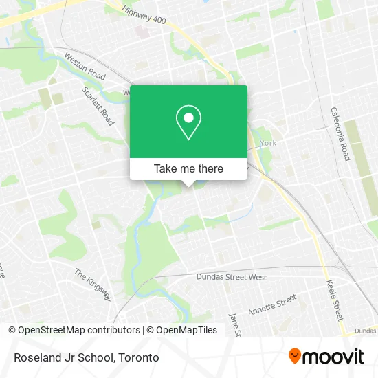 Roseland Jr School map