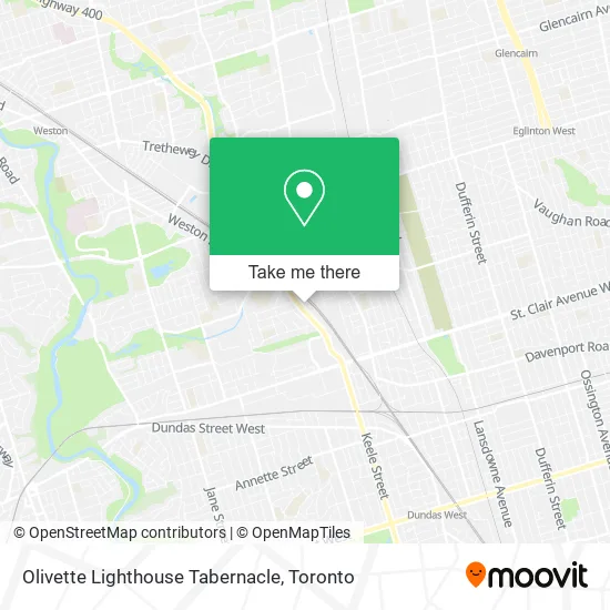 Olivette Lighthouse Tabernacle map