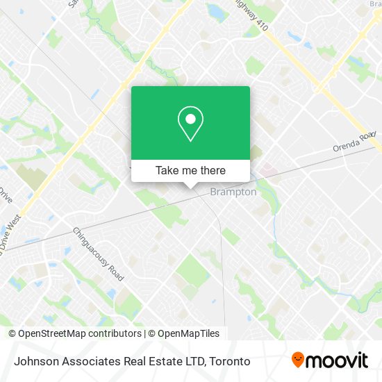 Johnson Associates Real Estate LTD map