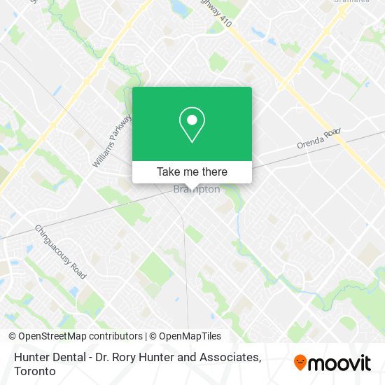 Hunter Dental - Dr. Rory Hunter and Associates map