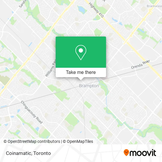 Coinamatic map