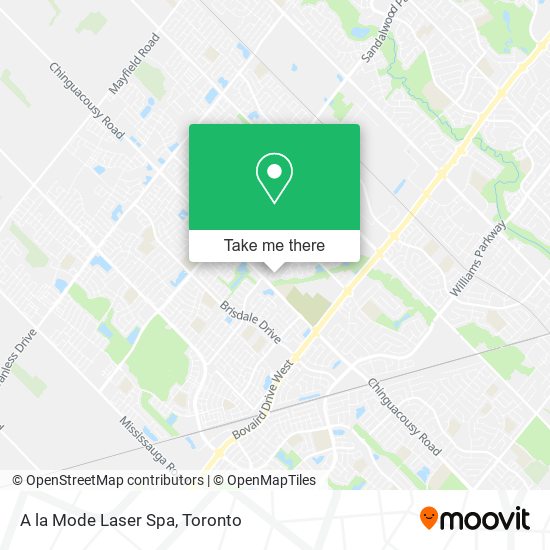 A la Mode Laser Spa map