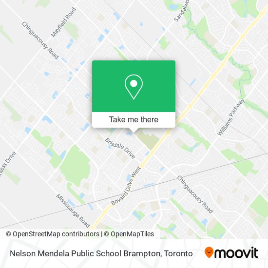 Nelson Mendela Public School Brampton plan