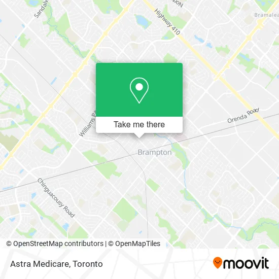Astra Medicare map