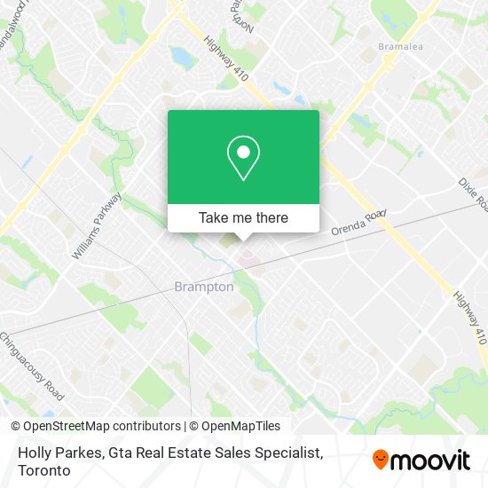 Holly Parkes, Gta Real Estate Sales Specialist map