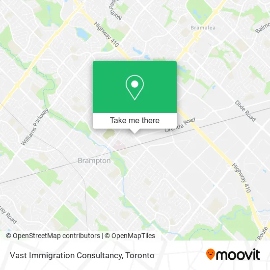 Vast Immigration Consultancy map