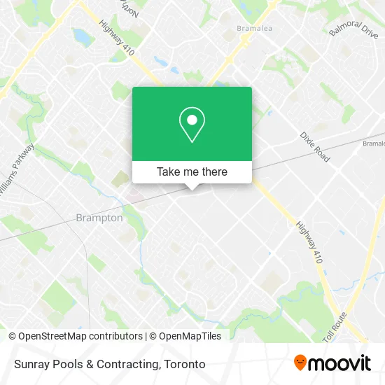 Sunray Pools & Contracting map