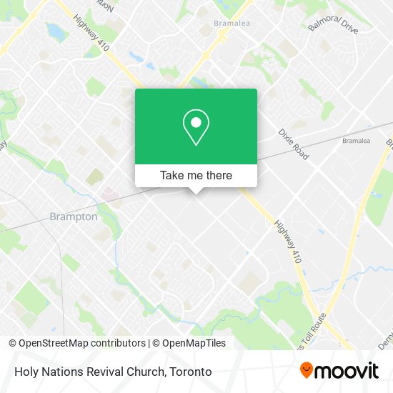 Holy Nations Revival Church map