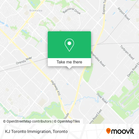 KJ Toronto Immigration map