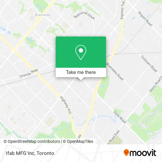 Ifab MFG Inc map