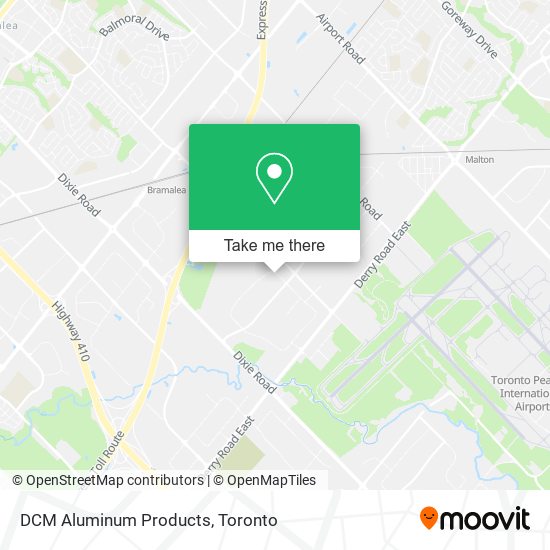 DCM Aluminum Products map