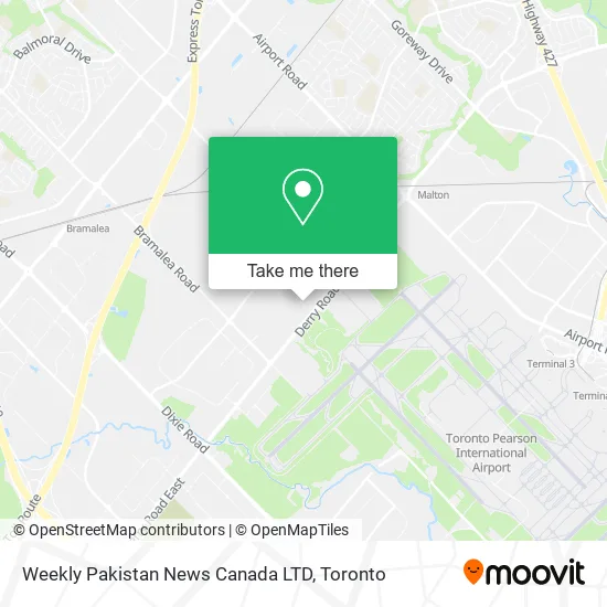 Weekly Pakistan News Canada LTD map